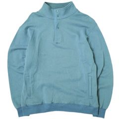 WIND AND SEA ウィンダンシー 22SS SEA HAIL SNAP LIGHT SWEAT TOPS スナップスウェットプルオーバー WDS-CS-342 M C.Blue トレーナー 裏毛 トップス g21993