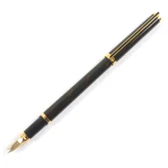 逗STDupont 赤 万年筆 キャップ式14k /585 ジェネレーション