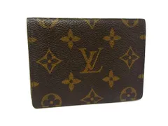 ■美品■ LOUIS VUITTON ルイヴィトン M60533 モノグラム ポルト2カルトヴェルティカル カードケース パスケース ブラウン系 DH0241