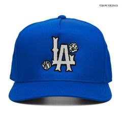 CROWN KINGS LA DICE SNAPBACK CAP【ROYAL BLUE】 (クラウンキングズ  帽子 キャップ スナップバック LA LOS ANGELES ロゴ ロサンゼルス カスタム ブルー)