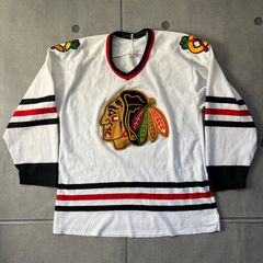 NHL CCM シカゴ ブラックホークス インディアン ゲームシャツ M