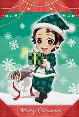 竈門炭治郎 ポストカード ufotable cafe 鬼滅の刃 コラボレーションカフェ クリスマスイベント2021 ドリンク注文特典 ポストカード 竈門 炭治郎