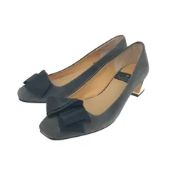 LANVIN ランバン パンプス 表記サイズ:23 リボン/スエード    グレー  / 240001158853