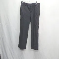 ◇ Θ UNITED ARROWS ユナイテッドアローズ 無地 ストレートパンツ サイズ38 ブラック系 メンズ E  【1505220008700】