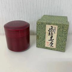 【未使用】茶道具 春慶塗 漆塗り 紅雪吹