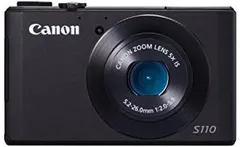 未使用級の美品♪ Canon PowerShot S110 ブラック Amazon | Canon デジタルカメラ PowerShot S110 約1210万画素 F2