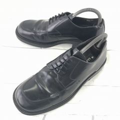 EMPORIO ARMANI イタリア製 モード レザーシューズ 黒 - メルカリ