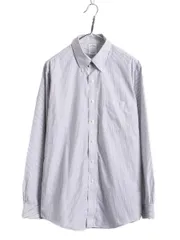 【お得なクーポン配布中!】 ブルックスブラザーズ ストライプ ボタンダウン 長袖 シャツ メンズ L 程 古着 Brooks Brothers ピマ コットン ノーアイロン ワイシャツ BD