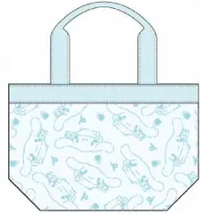 アイ【送料無料】【サンリオキャラクターズ】チュールフロッキーミニトートバッグ【シナモロール】【シナモ】【しなもろーる】【しなも】【かばん】【カバン】【鞄】【ランチ】【弁当入れ】【アウトドア】【お出かけ】【収納】【雑貨】【グッズ】【かわいい】