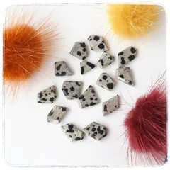 ・ダルメシアンジャスパー  ﾗﾌｽﾗｲｽｶｯﾄM  4個