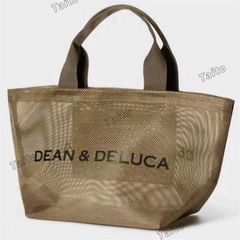 DEAN&DELUCA ディーンアンドデルーカ Sサイズ メッシュトートバッグ ゴールド 限定