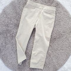 〚KUMIKYOKU〛クミキョク(S1)XXS相当ボタンデザインクロップドパンツ