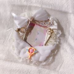 硬質ケースデコ トレカケース 痛ロゼット 白