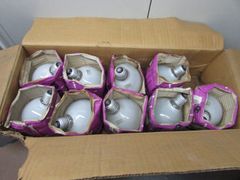 M0343【未使用品】東芝 TOSHIBA 110V60W（ホワイト）ボール球 口金E26 9個