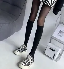 2枚組 オールインワン ゴルフ ストッキング レディース ゴルフウェア ゴルフ用 ニーハイソックス タイツ ハイソックス ペチパンツ UVカット おしゃれ ソックス風 ストッキング レギンス スポーツ#pop907