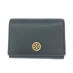 新品同様 TORYBURCH トリーバーチ  カードケース   ブラック レザー レディース  名刺入れ パスケース　240001150738