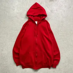 80年代 USA製 Tultex タルテックス ブランクスウェットパーカー フルジップパーカー 無地 メンズL相当 