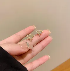 フープピアス韓国系「ピカピカ」ピアス　イヤリング #83