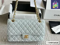 【今日特価】Chanel Calfskin CF Series Quilted Bag カルフスキン 菱格バッグ 25cm