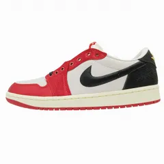 2024年 ナイキ × トロフィールーム NIKE × Trophy Room Air Jordan 1 Low OG SP Away Sail and Varsity Red エア ジョーダン1 ロー スニーカー FN0432-100 アウェイ のサムネイル