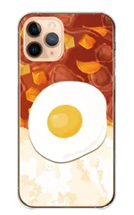 iPhone15ProMax ケース カバー iPhone15 プロマックス スマホケース ハードケース カレー カレーライス かれー 食べ物 フード シュール おもしろい 面白 かわいい イラスト カラー04