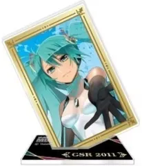 【中古】アクリルスタンド・アクリルパネル 初音ミク 2011Ver. 「初音ミク GTプロジェクト トレーディングアクリルスタンド」