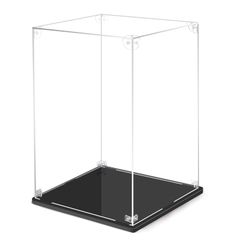 【新着商品】より頑丈 コレクションケース 組み立て簡単 高強度接続構造 防汚れ 手袋 アクリルケース クリーニング クロス付き フィギュアケース 幅20×奥行20×高さ30cm