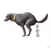 犬 ブローチ うんち ドッグ 面白い おもしろ ピンブローチ ペット 可愛い ラインストーン 犬好き キラキラ 珍しい おしゃれ 北欧 大きめ 黒