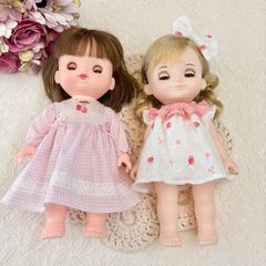 m395 メルちゃん•ソランちゃん ハンドメイド 服
