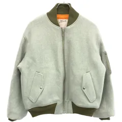 MADISON BLUE マディソンブルー 19AW MA-1 フランネルフライトジャケット MB194-1018 ライトグレー 00(XS)