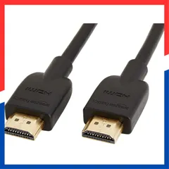【人気商品】ベーシック HDMI ケーブル ハイスピード 4K ARC対応 1.8m(タイプAオス - タイプAオス)ブラック