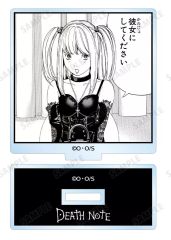 [중고] 아크릴 스탠드 아크릴 패널 야미 모래 (A) [DEATH NOTE 트레이딩 프레임 아크릴 스탠드]