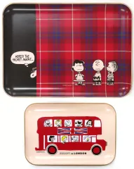 【中古】食器 集合 SNOOPY IN LONDON 木製トレーセット 「PEANUTS(SNOOPY)×Afternoon Tea」