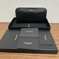 美品✨サンローラン 長財布 ラウンドファスナー カサンドラロゴ 黒YSL 310308699_1.jpg