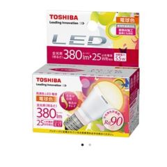 東芝 TOSHIBA LED電球 E17口金 電球色 380lm 密閉器具対応 断熱材施工器具対応 E－CORE（イー・コア） LDA6L-D-H-E17/S