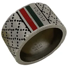 【新品仕上げ済み】グッチ　ディアマンテ リング シェリーライン 新品仕上げ済み】グッチ ディアマンテ リング シェリーライン