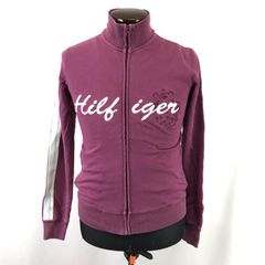 TOMMY HILFIGER【トミーヒルフィガー】トラックジャケット /ジャージ【メンズXS/紫/purple】Tops/jacket◆BJ005-a