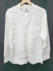 ◇ ◎ Θ GLOBAL WORK グローバルワーク コットン100% 長袖 シャツ サイズM アイボリー レディース E  【1503040002779】