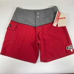 【新品】Quiksilver サーフパンツ 水着 28 レッド 海・プール対応【M22】