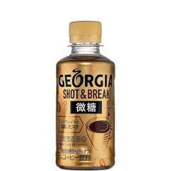 コカ・コーラ ジョージア ショット&ブレイク 微糖 195ml×1ケース/30本のサムネイル