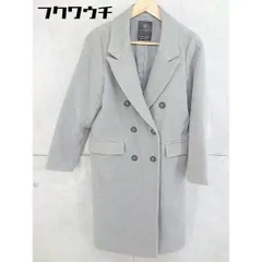 ■ w closet ダブルクローゼット コート サイズF グレー レディース 【中古】 【1104150000541】