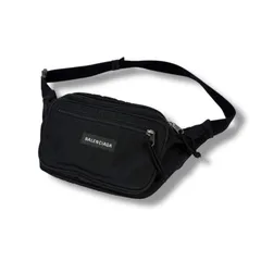 【極美品】BALENCIAGAスポーツスモールメッセンジャーバッグ　斜め掛け　黒 BALENCIAGA【直営店】Sport スモール メッセンジャー バック