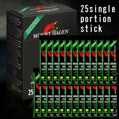 マウントハーゲン　MOUNT HAGEN オーガニック フェアトレード カフェインレス インスタントコーヒースティック 25本パック