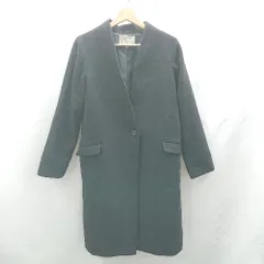 ◇ ⊇ UNITED ARROWS ユナイテッドアローズ ウール、アンゴラ混合 長袖 コート サイズ38 ブラック レディース E  【1502180056253】のサムネイル