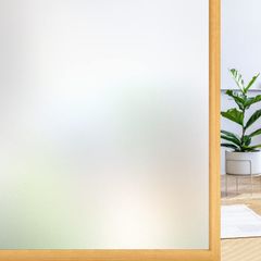 【在庫セール】玄関 風呂 浴室 フィルム 飛散防止 フィルム 窓用 ガラス めかくしシート 窓 曇りガラス調 窓 uvカット 結露防止 断熱遮熱 剥がせる ガラスフィルム（90x500cm） 水で貼る すりガラスシート 目隠しシート 窓ガラス目隠しフィルム R