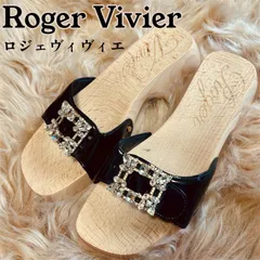 【美品】 ロジェヴィヴィエ　ミュール　37 アイボリー ROGER VIVIER - RogerVivier(ロジェヴィヴィエ) ミュール 37