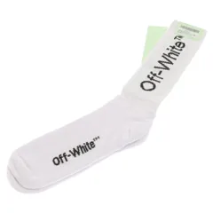 OFF-WHITE (オフホワイト) 20SS ARROW MID LENGHT SOCKS アロー ミッド レングス ソックス 靴下 ホワイト OMRA001R201200230110のサムネイル