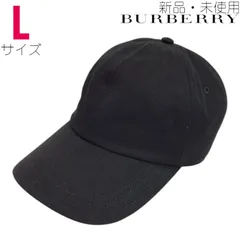 美品未使用BURBERRY ブラック キャップ M 中古・古着通販】BURBERRY (バーバリー) キャップ ブラック