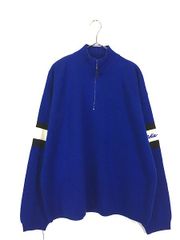 古着 90s Eddie Bauer 「EBTEK」 ハーフジップ アクリル ウール ニット セーター L 古着 