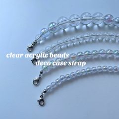 ﾄﾚｶﾃﾞｺｹｰｽｽﾄﾗｯﾌﾟ- clear / aurora -